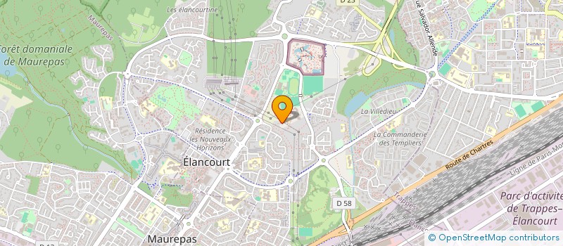 localisation de l'entreprise UNION DES ASSISTANTES MATERNELLES LIBRES D ELANCOURT à ELANCOURT