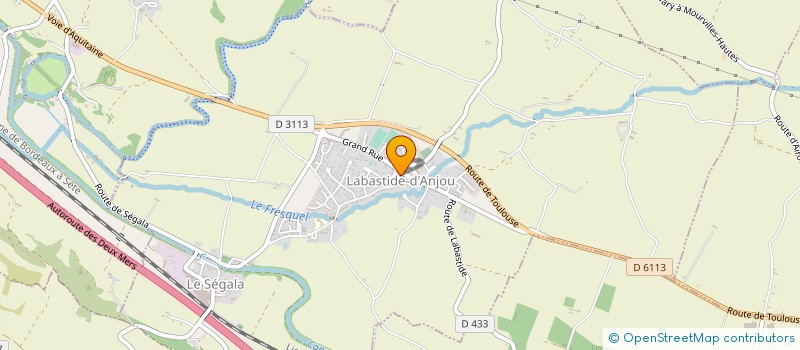 localisation de l'entreprise UNION DES ASSOC FONCIERES OUEST AUDOIS à MONTFERRAND