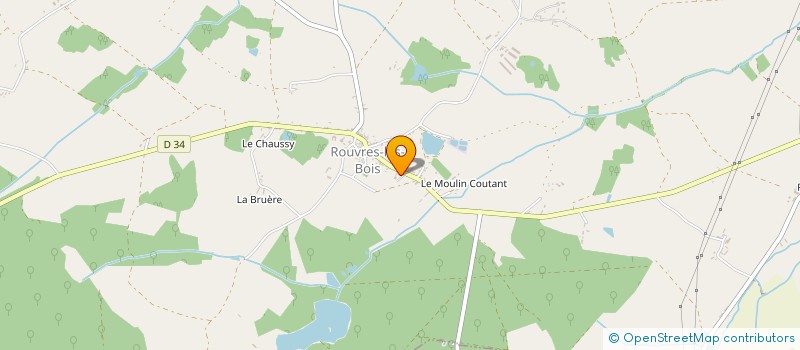 localisation de l'entreprise UNION DES ASSOCIATION DE ROUVRES-LES-BOIS à ROUVRES-LES-BOIS