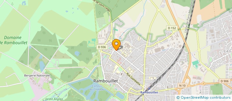 localisation de l'entreprise UNION DES ASSOCIATIONS à RAMBOUILLET