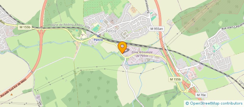 localisation de l'entreprise UNION DES ASSOCIATIONS AVICOLES DE LA MOSELLE  PELTRE