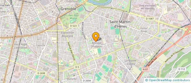 localisation de l'entreprise UNION DES ASSOCIATIONS COMORIENNES DU COULOIR RHODANIEN  GRENOBLE
