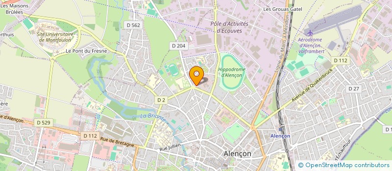 localisation de l'entreprise UNION DES ASSOCIATIONS D ELEVEURS EN DEMARCHE QUALITE à ALENCON
