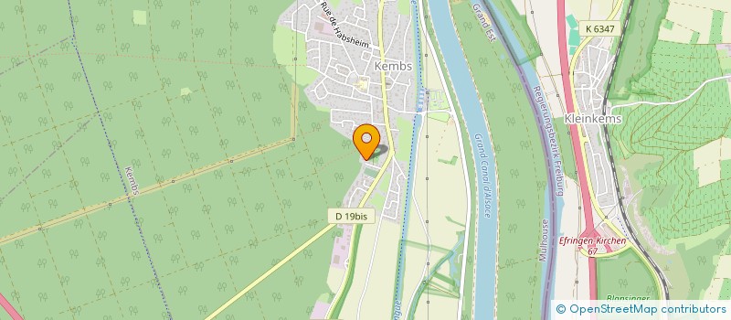 localisation de l'entreprise UNION DES ASSOCIATIONS D ELEVEURS SELECTIONNEURS D ANIMAUX DE BASSE-COUR DU HAUT-RHIN  STEINBRUNN-LE-BAS