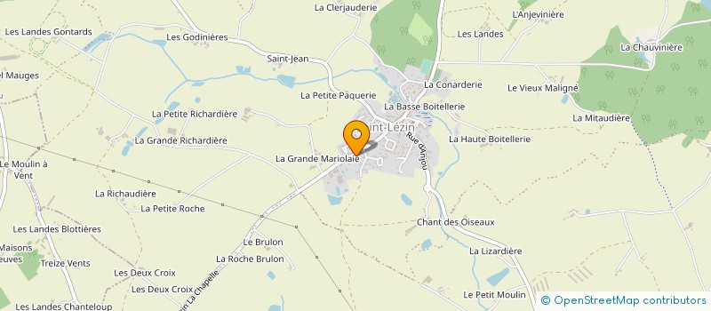 localisation de l'entreprise UNION DES ASSOCIATIONS FAMILLES RURALES à CHEMILLE-EN-ANJOU