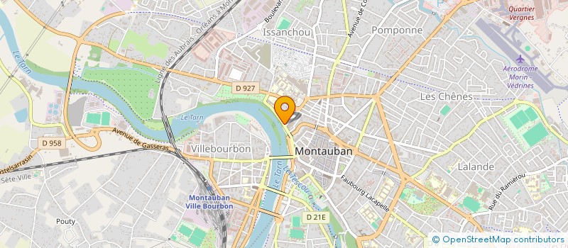 localisation de l'entreprise UNION DES ASSOCIATIONS SPORTIVES CULTURELLES ET D'ENTRAIDE DE LA REGION MIDI PYRENEES URASCE  MONTAUBAN