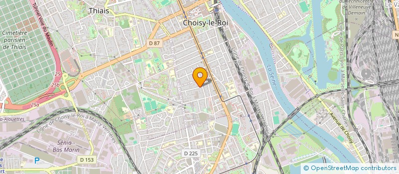 localisation de l'entreprise UNION DES BATISSEURS  CHOISY-LE-ROI