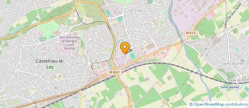 localisation de l'entreprise UNION DES BIBLIOPHILES TAURINS DE FRANCE  LE CRES