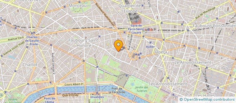 localisation de l'entreprise UNION DES BLESSES DE LA FACE ET LA TETE  PARIS