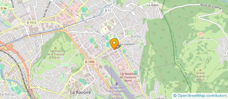 localisation de l'entreprise UNION DES BOUCHERS DE LA SAVOIE  BARBY