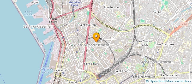 localisation de l'entreprise UNION DES BRASSEURS AMATEURS à MARSEILLE