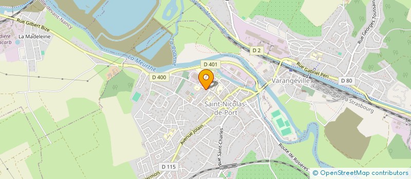 localisation de l'entreprise UNION DES BRASSEURS DU GRAND EST  SAINT-NICOLAS-DE-PORT