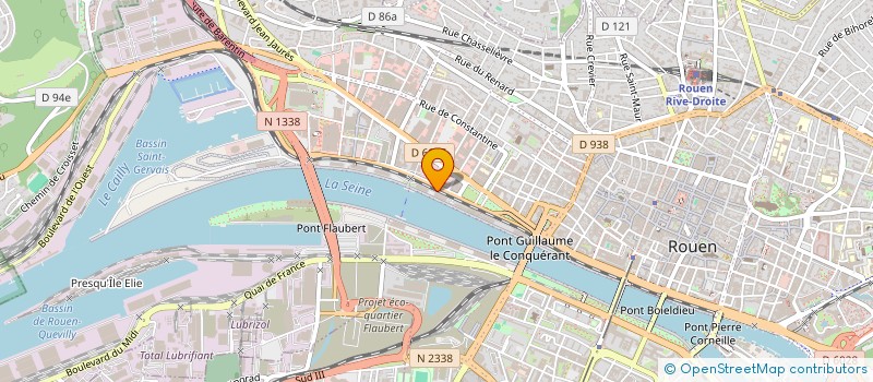 localisation de l'entreprise UNION DES CAVES ET CELLIERS  ROUEN