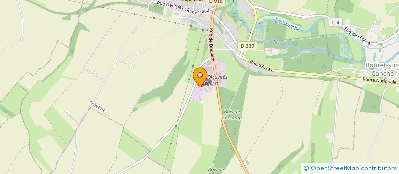 localisation de l'entreprise UNION DES CERTIFICATIONS PROFESSIONNELLES GROUPE FRANCE  FREVENT