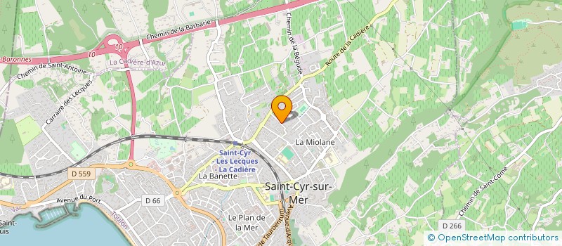 localisation de l'entreprise UNION DES CERTIFICATIONS PROFESSIONNELLES SUD EST à SAINT-CYR-SUR-MER