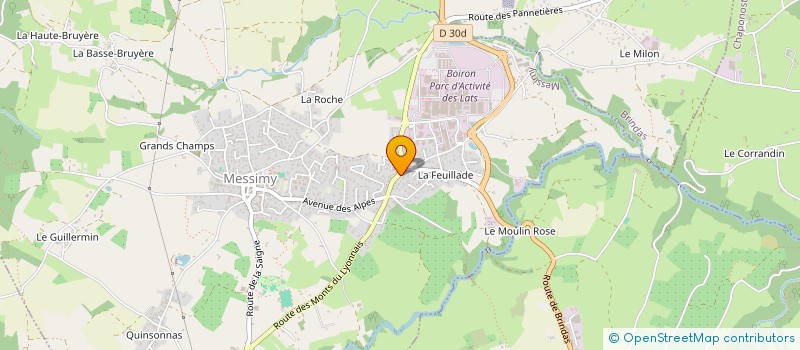 localisation de l'entreprise UNION DES CHASSEURS DE MESSIMY  MESSIMY