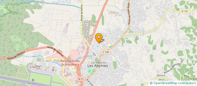 localisation de l'entreprise UNION DES CHEFS D' ENTREPRISES GWADELOUPEYENS à LES ABYMES