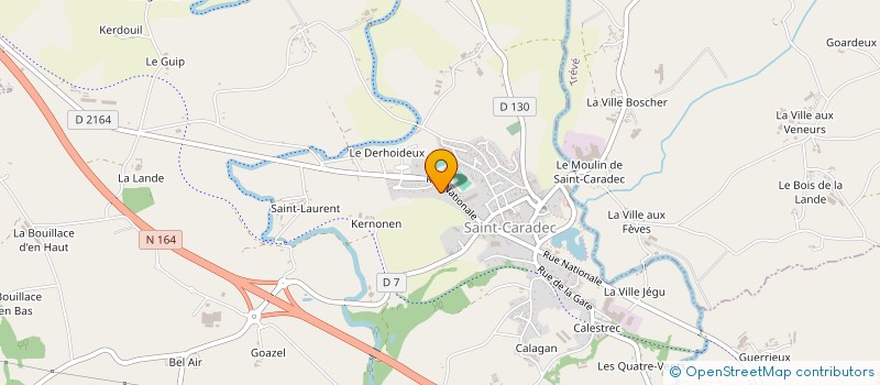 localisation de l'entreprise UNION DES CHOMEURS BRETONS à LOUDEAC