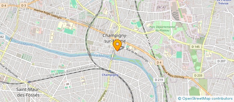 localisation de l'entreprise UNION DES CHRETIENS DE CHAMPIGNY à CHAMPIGNY-SUR-MARNE
