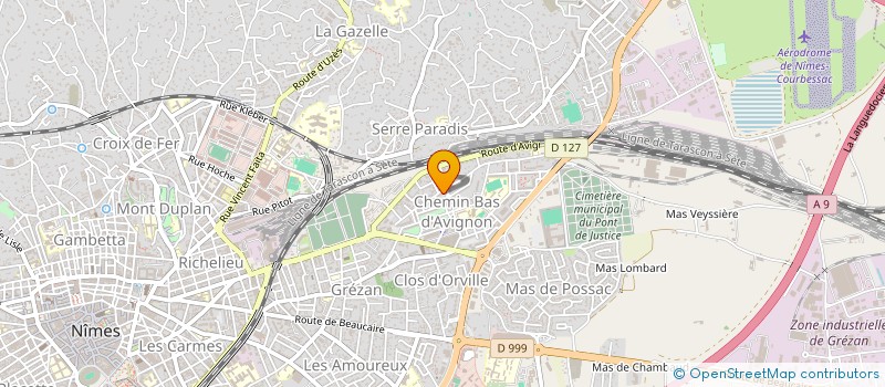 localisation de l'entreprise UNION DES CITOYENS DES DEUX RIVES à NIMES
