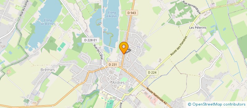 localisation de l'entreprise UNION DES CLUBS DU 3EME AGE à ARDRES