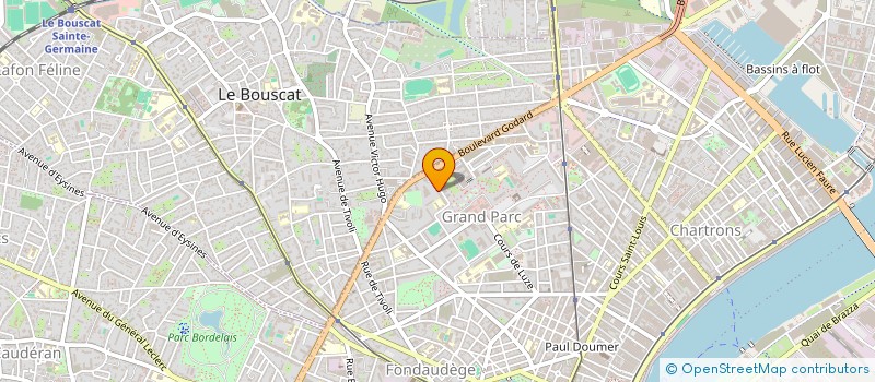 localisation de l'entreprise UNION DES COEURS FRANCO-CAMEROUNAISE HUMANITAIRE  BORDEAUX