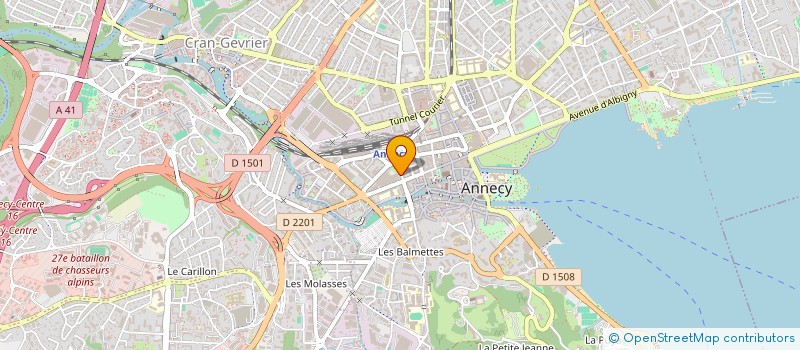 localisation de l'entreprise UNION DES COMBATTANTS - AFRIQUE DU NORD & AUTRES CONFLITS - ANNECY à ANNECY