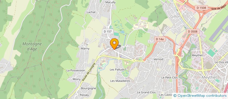 localisation de l'entreprise UNION DES COMBATTANTS ALPES AFN VEUVES OPEX SERVICE MILTAIRE MEMBRES ASSOCIES DE POISY LOVAGNY NONGLARD  POISY