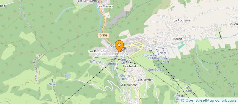 localisation de l'entreprise UNION DES COMBATTANTS EN AFRIQUE DU NORD ET AUTRES CONFLITS SECTION DE LA CLUSAZ à LA CLUSAZ