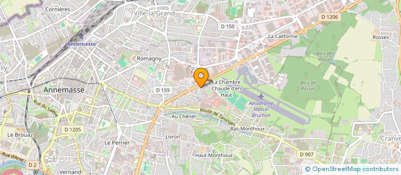 localisation de l'entreprise UNION DES COMBATTANTS EN AFRIQUE DU NORD (U.D.C.-A.F.N.) - AUTRES CONFLITS ET RESSORTISSANTS DE VETRAZ-MONTHOUX  VETRAZ-MONTHOUX