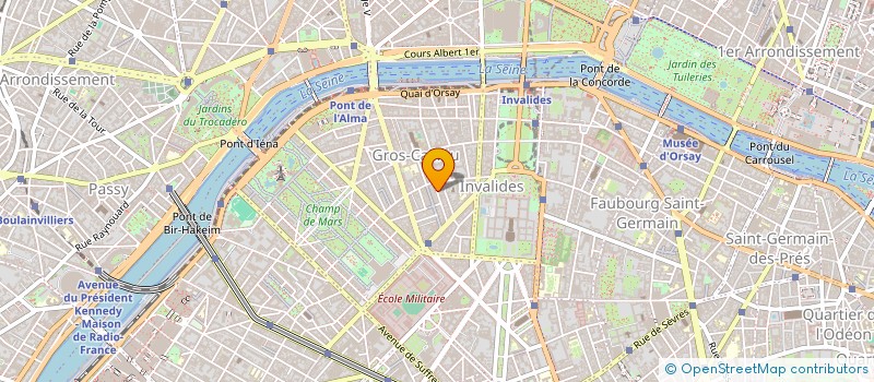 localisation de l'entreprise UNION DES COMMERC ARTISANS INDUST 7EME  PARIS