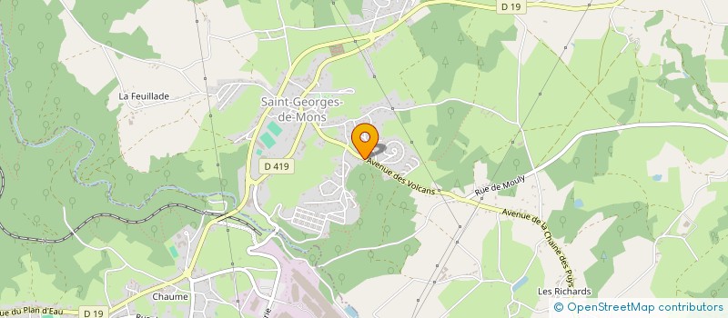 localisation de l'entreprise UNION DES COMMERCANTS  SAINT-GEORGES-DE-MONS