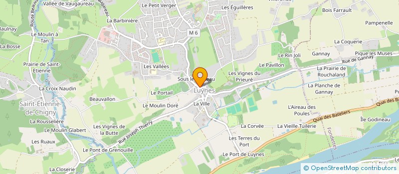 localisation de l'entreprise UNION DES COMMERCANTS ARTISANS ET INDEPENDANTS LUYNOIS  LUYNES