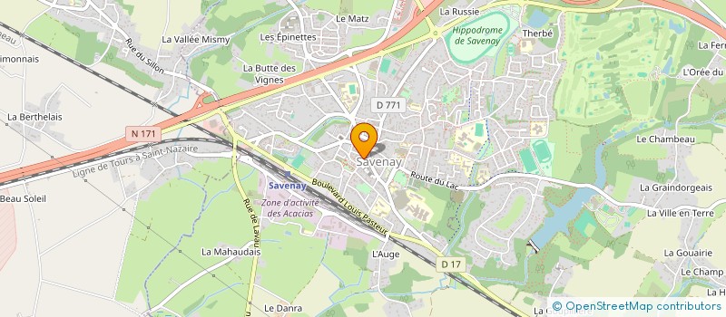 localisation de l'entreprise UNION DES COMMERCANTS ARTISANS ET INDUSTRIELS DE SAVENAY  SAVENAY