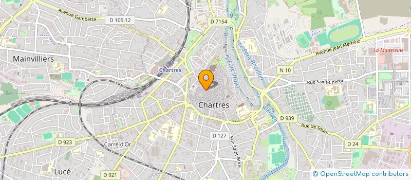 localisation de l'entreprise UNION DES COMMERCANTS CHARTRAINS à CHARTRES