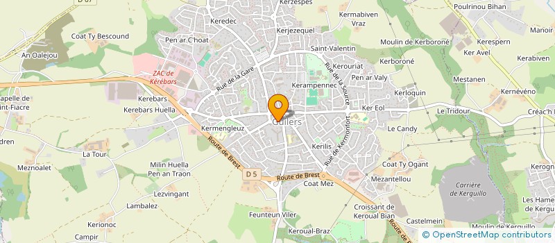 localisation de l'entreprise UNION DES COMMERCANTS DE GUILERS  GUILERS