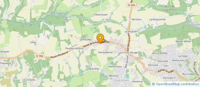 localisation de l'entreprise UNION DES COMMERCANTS DE LA POINTE DU RAZ  PLOGOFF