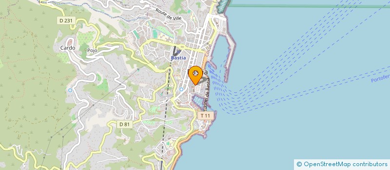 localisation de l'entreprise UNION DES COMMERCANTS DU MARCHE DE BASTIA à BASTIA