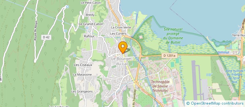 localisation de l'entreprise UNION DES COMMERCANTS ET ARTISANS BOURGETEAM  LE BOURGET-DU-LAC