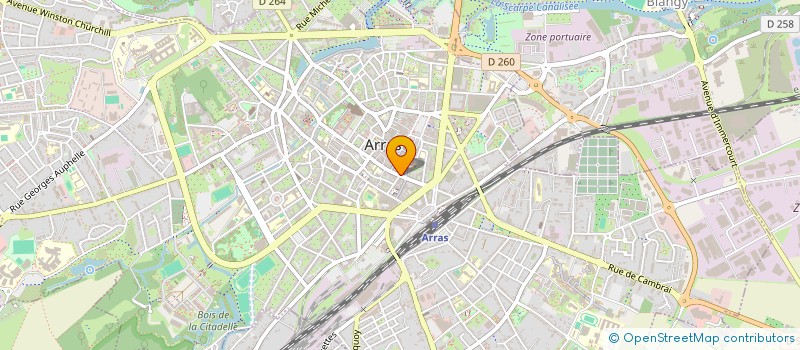 localisation de l'entreprise UNION DES COMMERCANTS ET ARTISANS D'ARRAS à ARRAS
