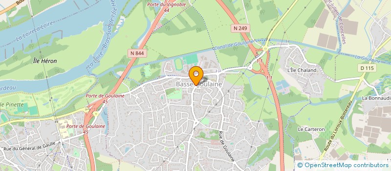 localisation de l'entreprise UNION DES COMMERCANTS ET ARTISANS DE BASSE GOULAINE  BASSE-GOULAINE