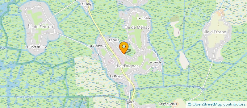 localisation de l'entreprise UNION DES COMMERCANTS ET ARTISANS DE BRIERE ET ALENTOURS  SAINT-JOACHIM