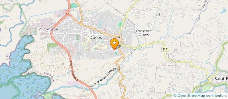 localisation de l'entreprise UNION DES COMMERCANTS ET ARTISANS DE DUCOS  DUCOS