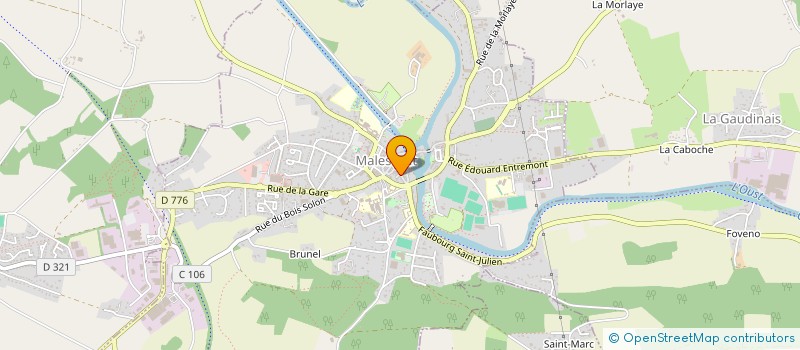 localisation de l'entreprise UNION DES COMMERCANTS ET ARTISANS DE MALESTROIT  MALESTROIT