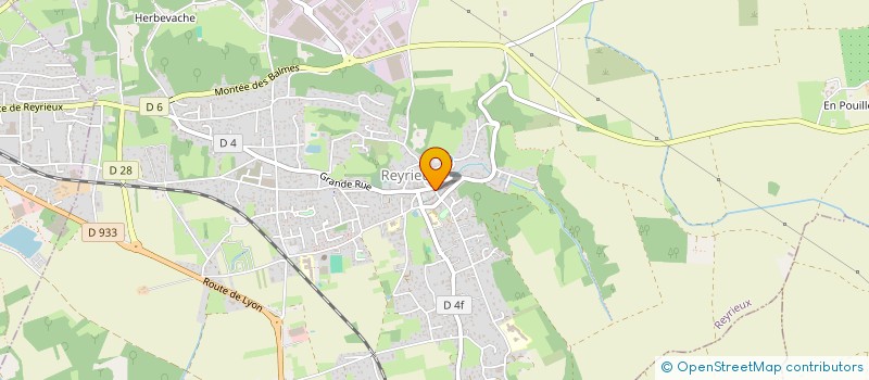 localisation de l'entreprise UNION DES COMMERCANTS ET ARTISANS DE REYRIEUX à REYRIEUX