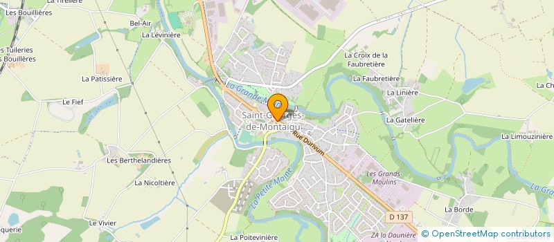localisation de l'entreprise UNION DES COMMERCANTS ET ARTISANS GEORGEOIS à MONTAIGU-VENDEE