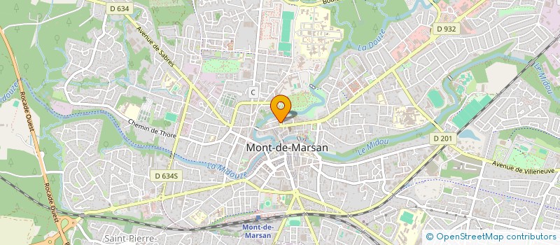 localisation de l'entreprise UNION DES COMMERCANTS MONTOIS à MONT-DE-MARSAN