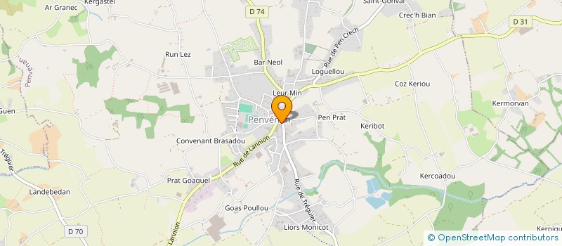 localisation de l'entreprise UNION DES COMMERCANTS PENVENAN à PENVENAN