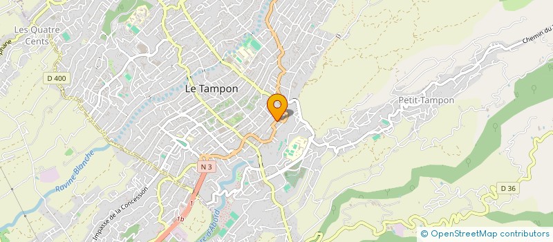 localisation de l'entreprise UNION DES COMMERCANTS TAMPONNAIS  LE TAMPON