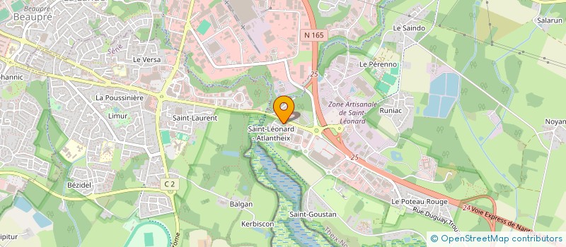 localisation de l'entreprise UNION DES CONFISEURS DE L'OUEST à THEIX-NOYALO